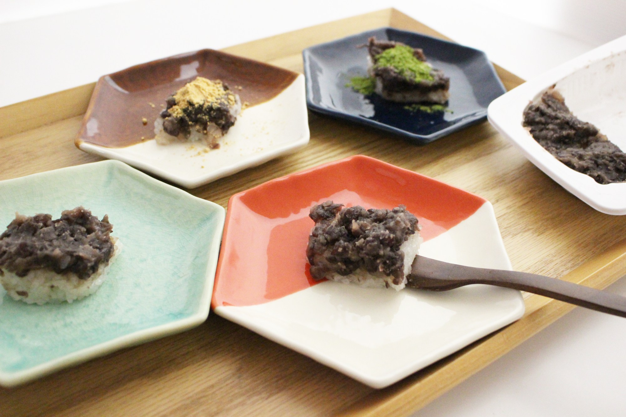 スプーンで食べるおはぎアレンジ