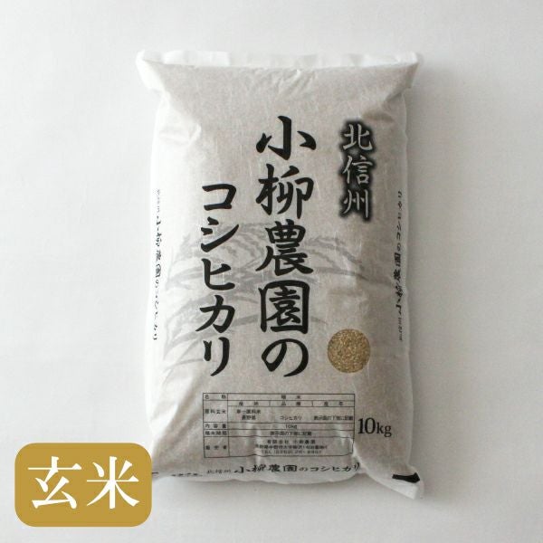 コシヒカリ　玄米　10KG 楽天市場】【 生きている玄米 10kg 】 ( 生きている玄米 5kg ×2袋 ) 令